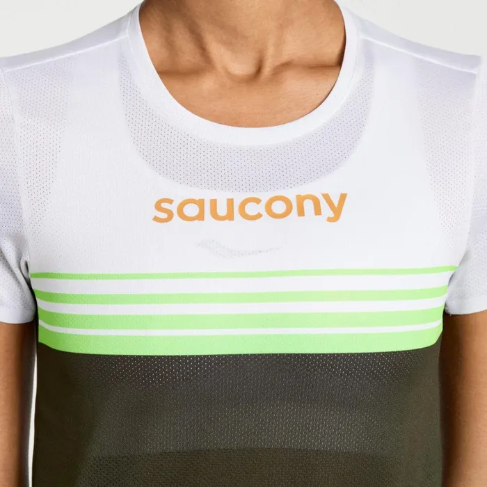 Saucony Tops Women Elite Short Sleeve Umbra