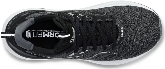 Saucony Walking Women Echelon 9 Extra Wide Blackwhite