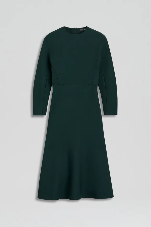 Scanlan Theodore CREPE KNIT COCOON DRESS DARKGREEN Women Dresses