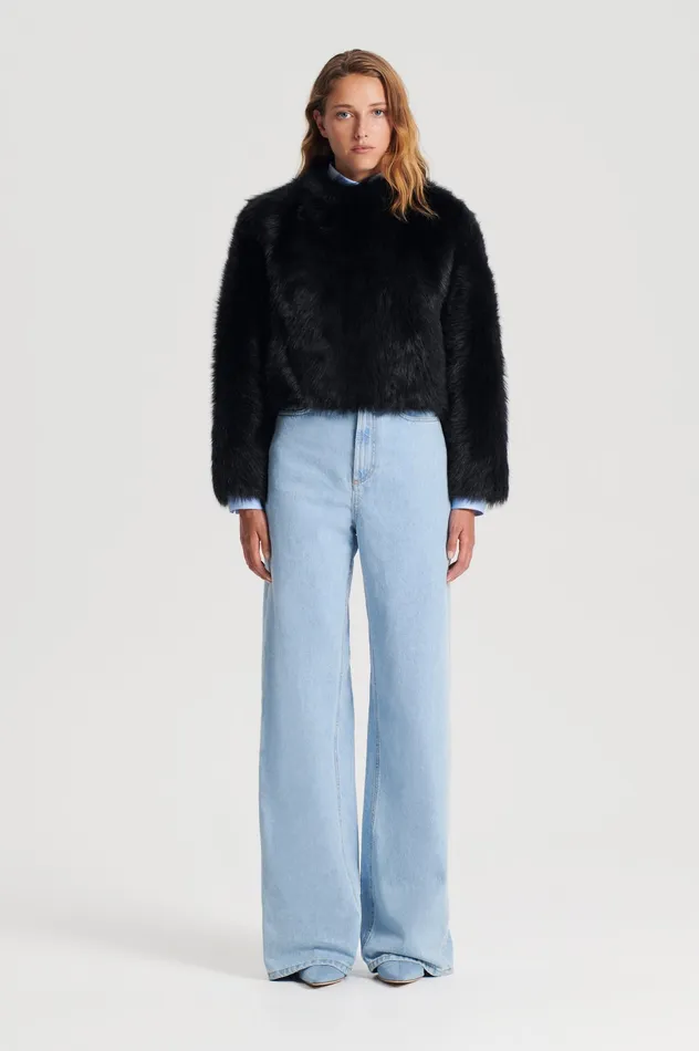 Scanlan Theodore DENIM DRAPE LEG JEAN LIGHTINDIGO1175 Women Trousers