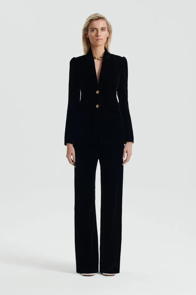 Scanlan Theodore Jackets Women VELVET JACKET BLACK