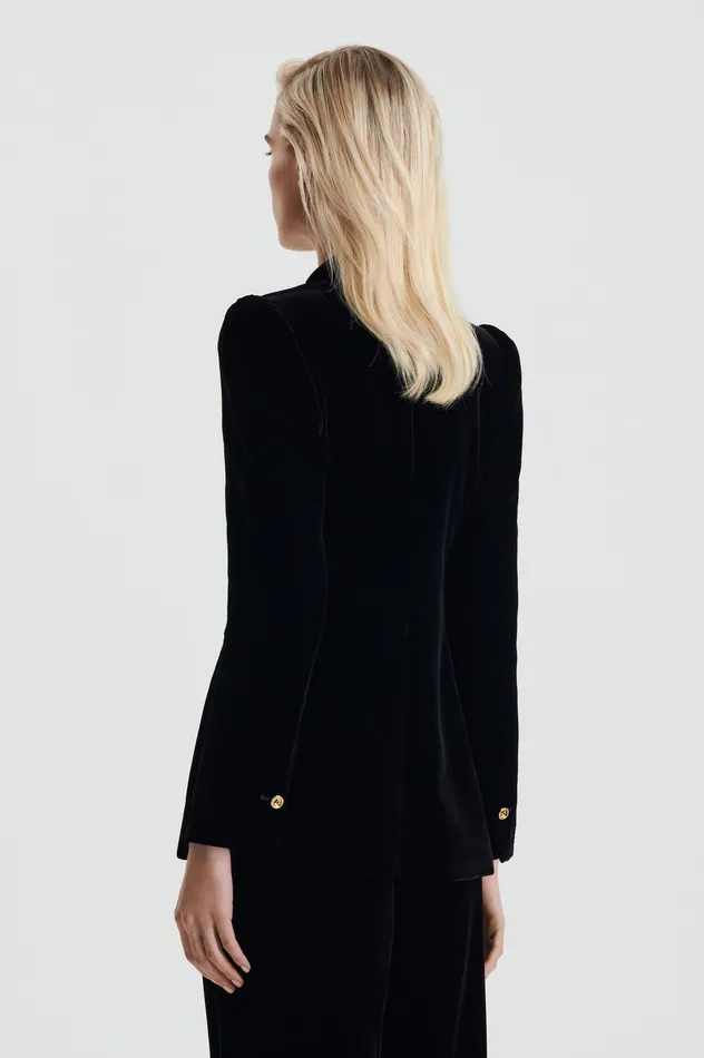 Scanlan Theodore Jackets Women VELVET JACKET BLACK