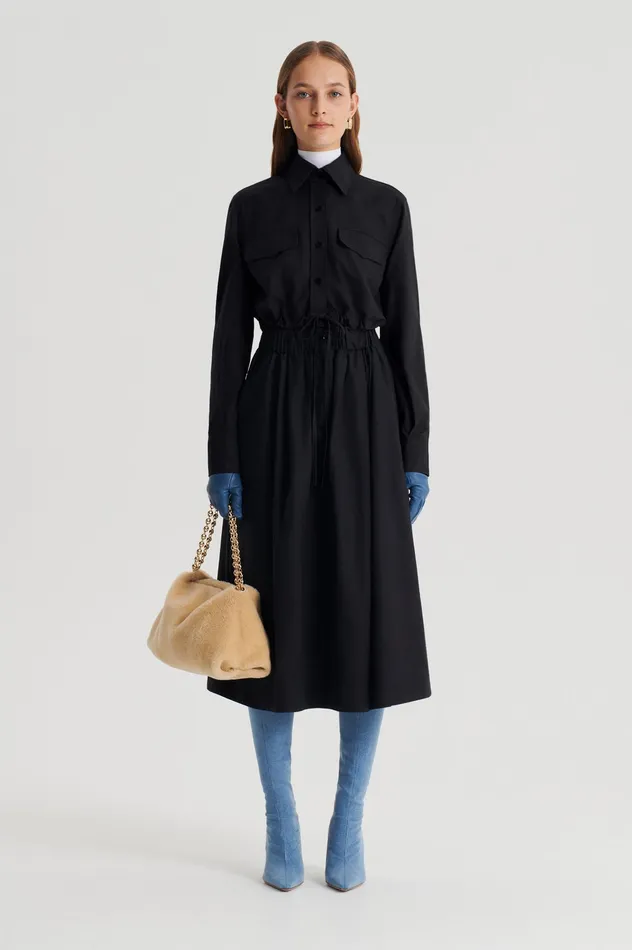 Scanlan Theodore WIDE CARGO SKIRT BLACK Women Skirts