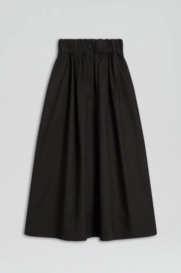 Scanlan Theodore WIDE CARGO SKIRT BLACK Women Skirts Scanlan Theodore WIDE CARGO SKIRT BLACK Women Skirts