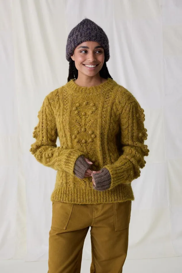 Scarves and Beanies Women Leon and Harper Mireil Mix Hat Brown