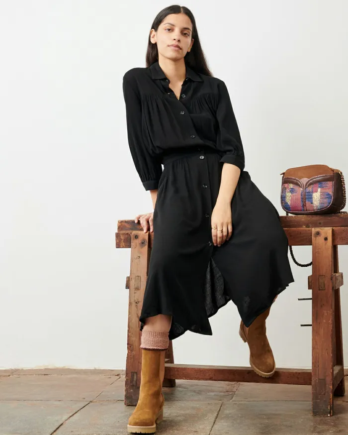 Sessn Womens Dresses Jeanneton Black