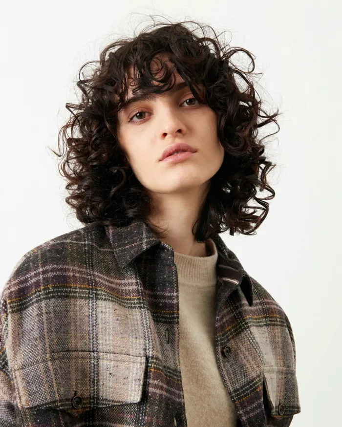Sessn Womens Jackets Delimountain Lilac Checks