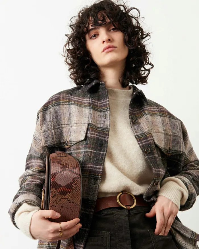 Sessn Womens Jackets Delimountain Lilac Checks