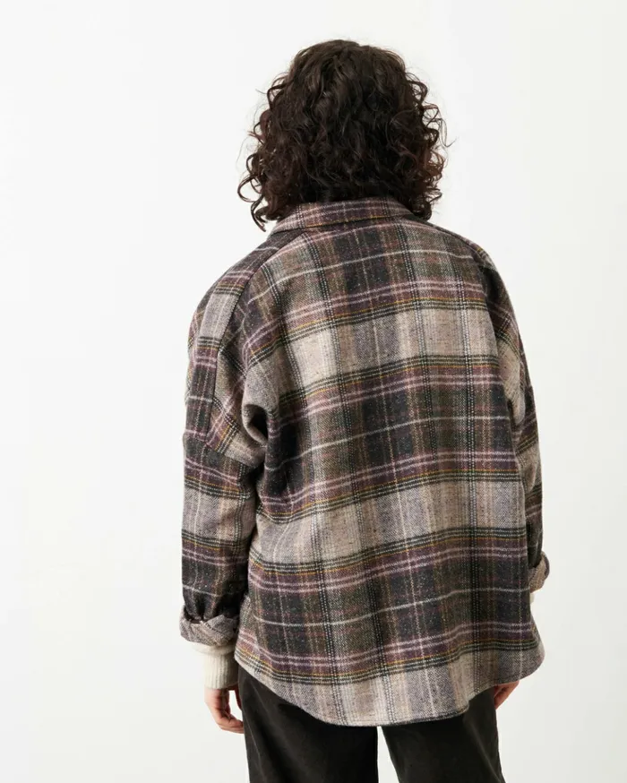Sessn Womens Jackets Delimountain Lilac Checks