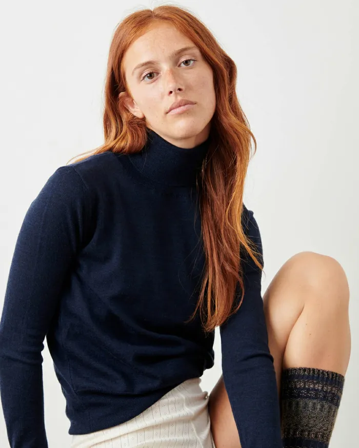 Sessn Womens Jumpers Canela Navy