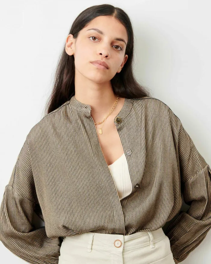 Sessn Womens Shirts And Blouses Colonella Sandblack Gift 4 You