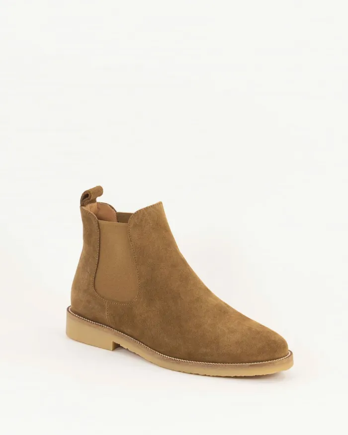 Sessn Womens Shoes Jim lane Tobacco Suede Casaul