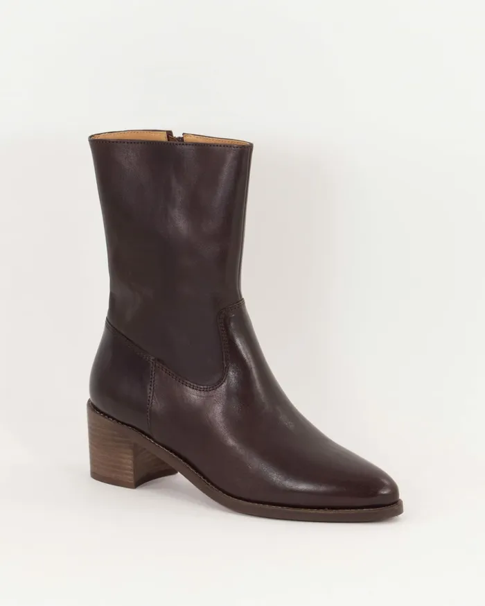 Sessn Womens Shoes Ocotillo Dark Brown Leather Popular