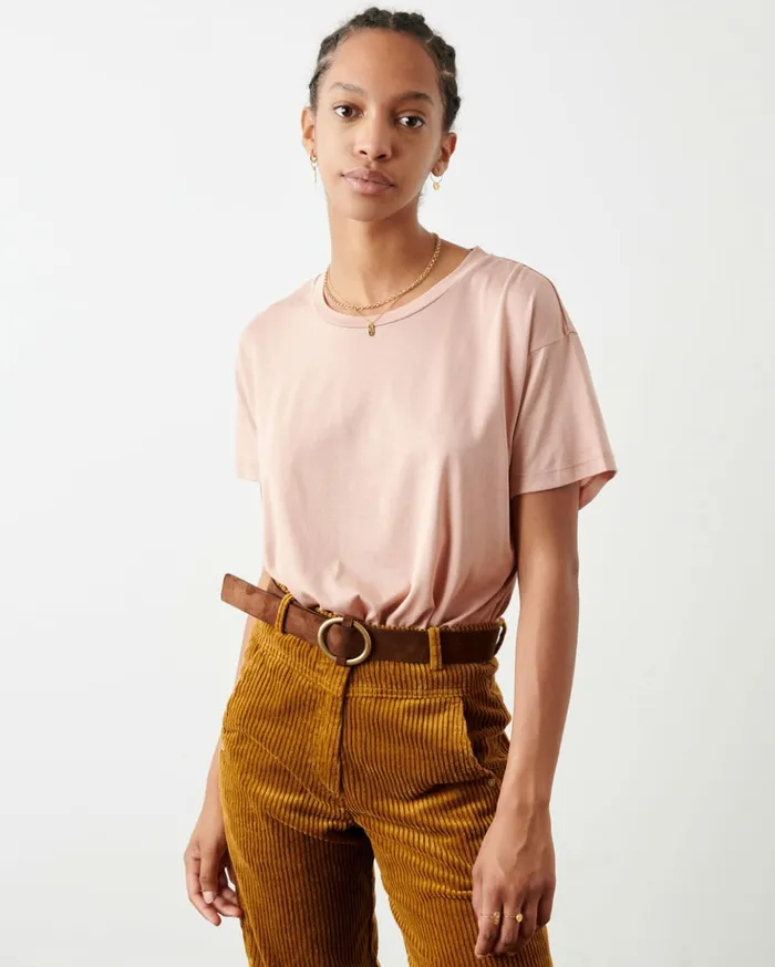 Sessn Womens TShirts And Tops Tees Rosewood Casaul