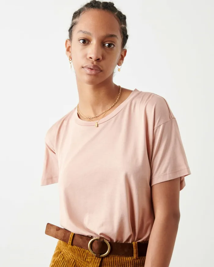 Sessn Womens TShirts And Tops Tees Rosewood Casaul