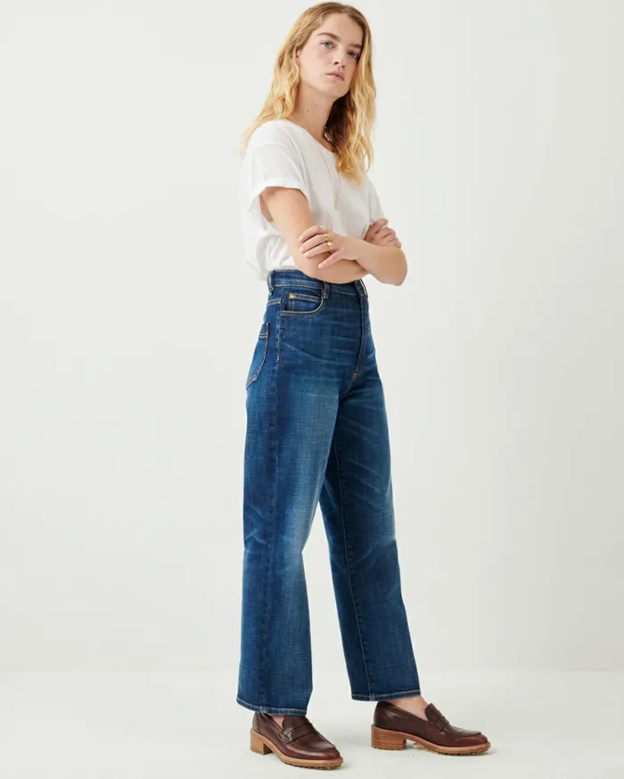 Sessn Womens Trousers Bay cruise Melody Blue