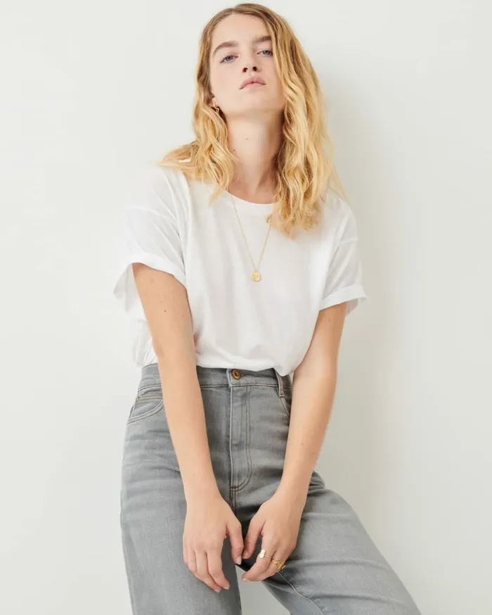 Sessn Womens Trousers Bay cruise Mid Grey