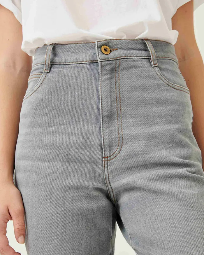 Sessn Womens Trousers Bay cruise Mid Grey