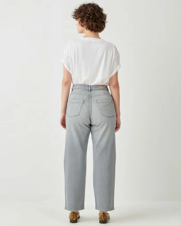 Sessn Womens Trousers Bay cruise Mid Grey