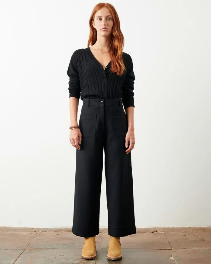 Sessn Womens Trousers Hudkin Black