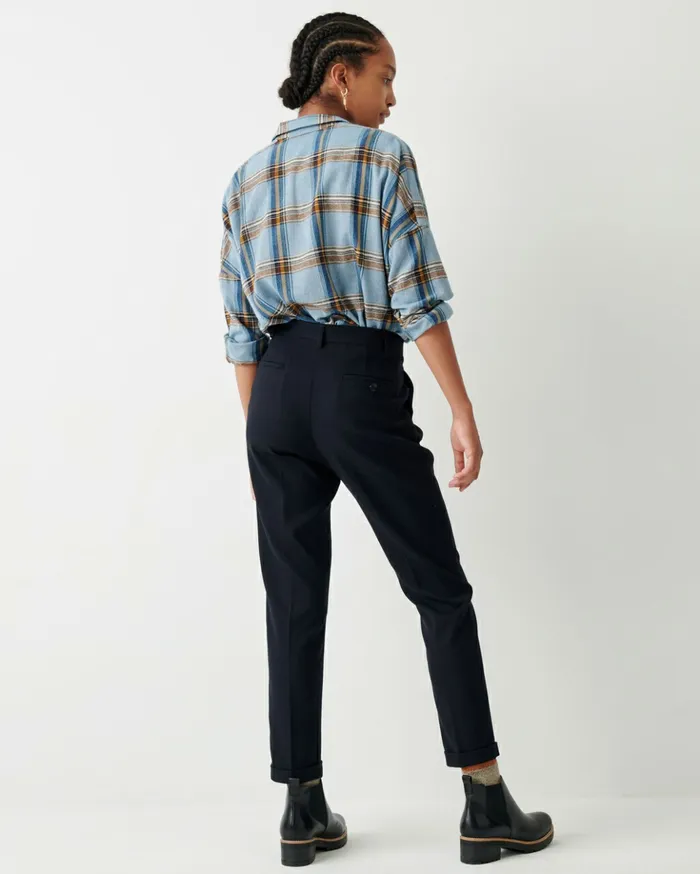 Sessn Womens Trousers Mansfield 20 Navy