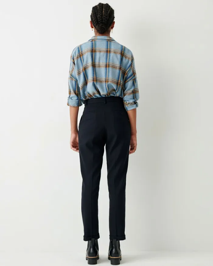 Sessn Womens Trousers Mansfield 20 Navy