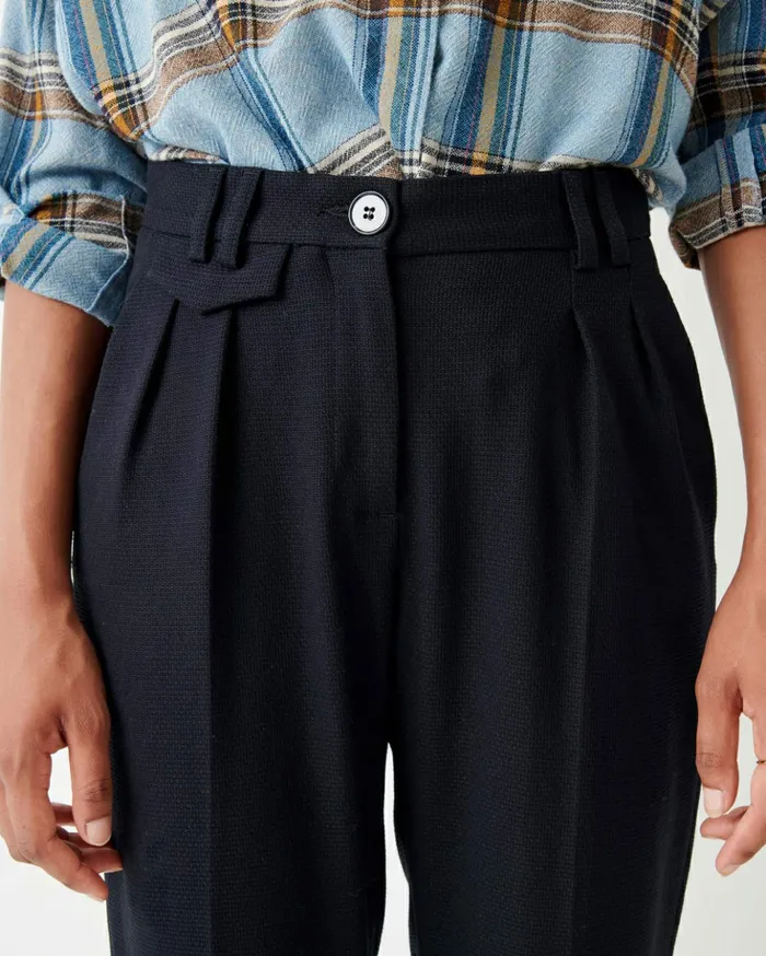 Sessn Womens Trousers Mansfield 20 Navy