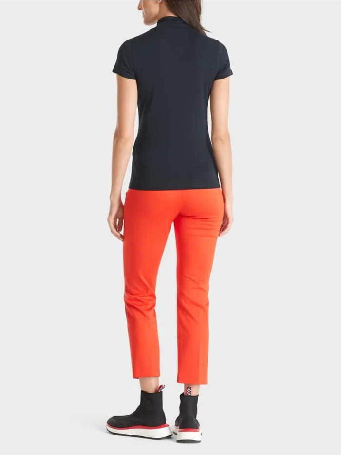 Shirts and Tops Damen Marc Cain Hochgeschlossenes TShirt Midnight Blue