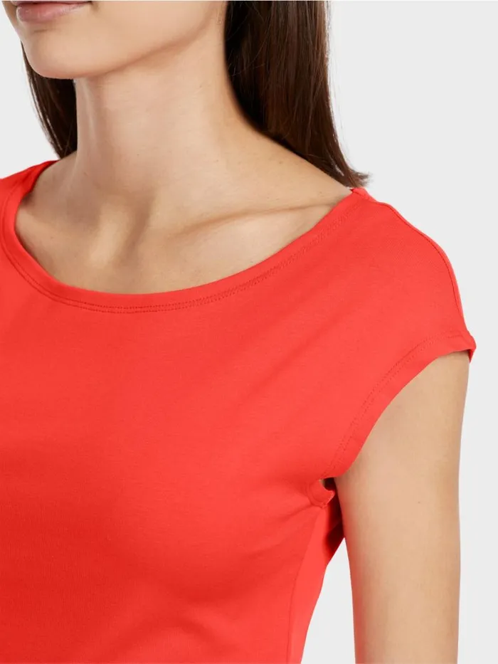 Shirts and Tops Damen Marc Cain Krpernahes TShirt Campari