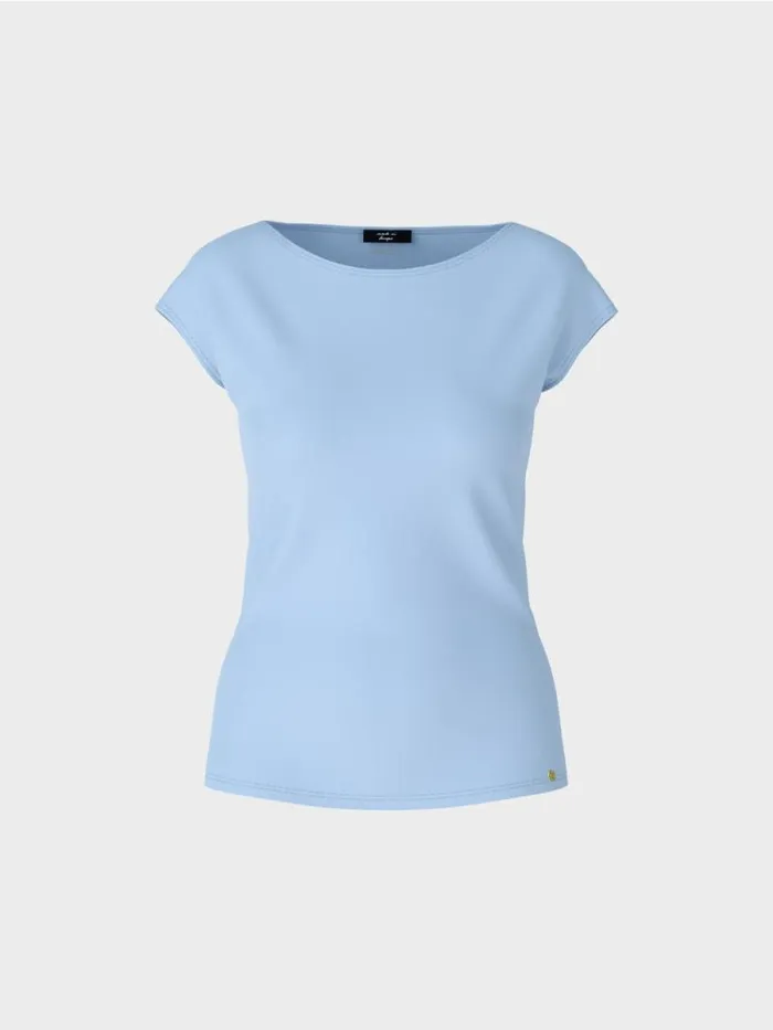 Shirts and Tops Damen Marc Cain Krpernahes TShirt Dark Summer Sky
