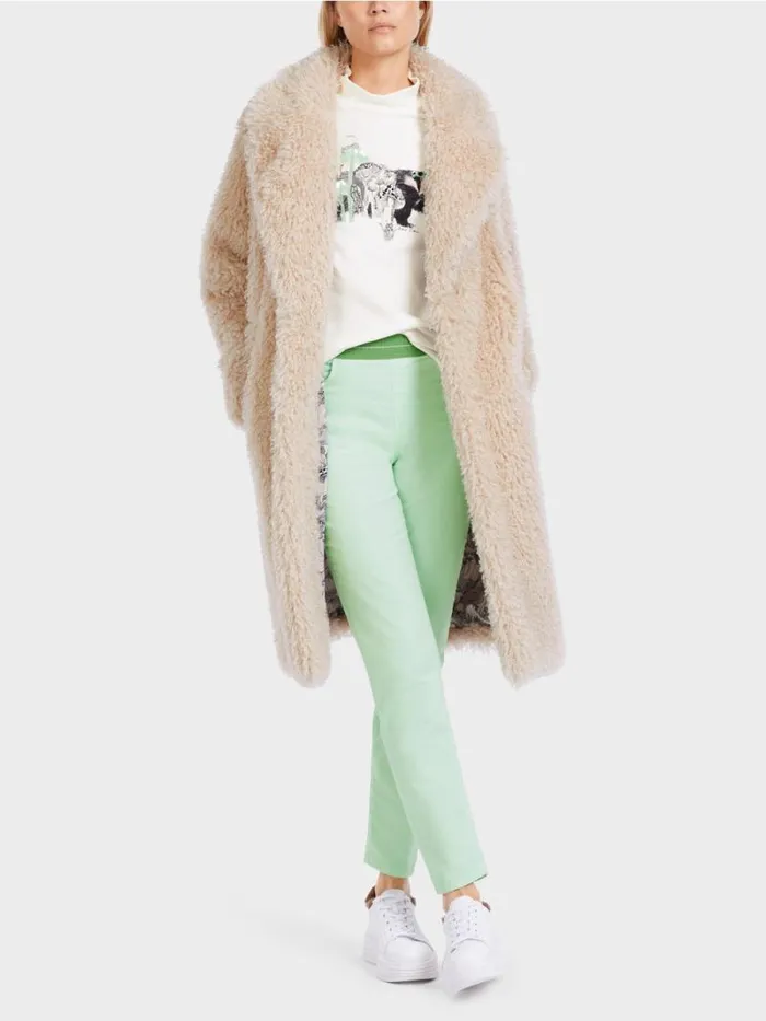 Shirts and Tops Damen Marc Cain Langrmeliges TShirt Mit Stehkragen Offwhite