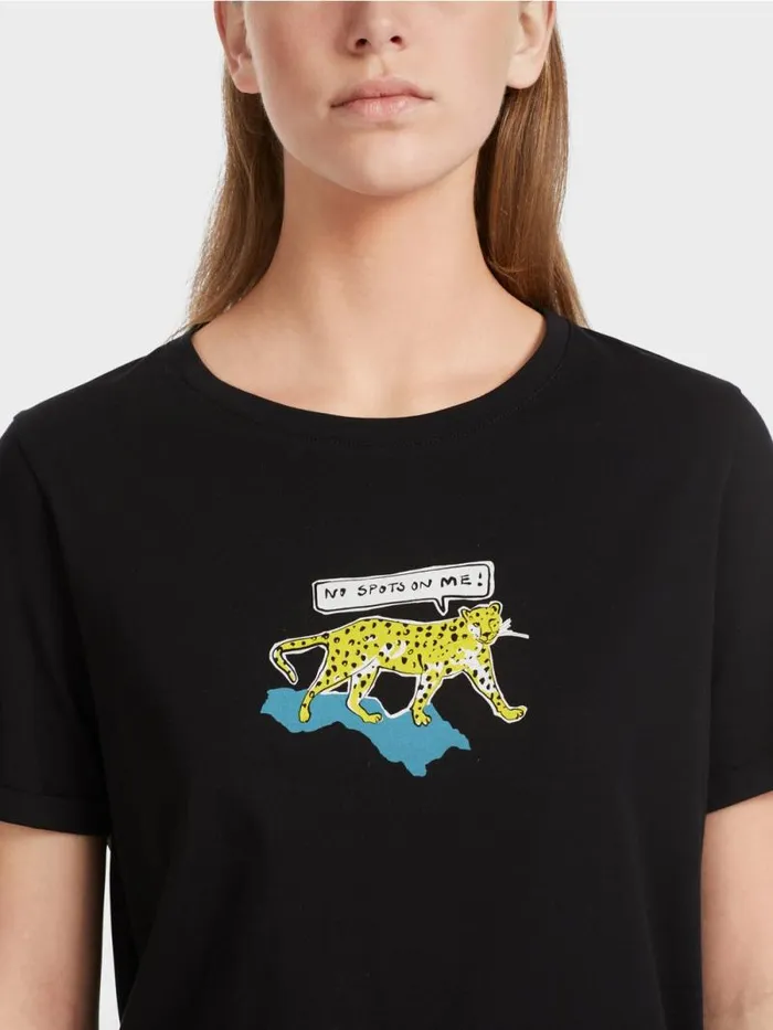 Shirts and Tops Damen Marc Cain LeoTShirt 034Rethink Together034 Black