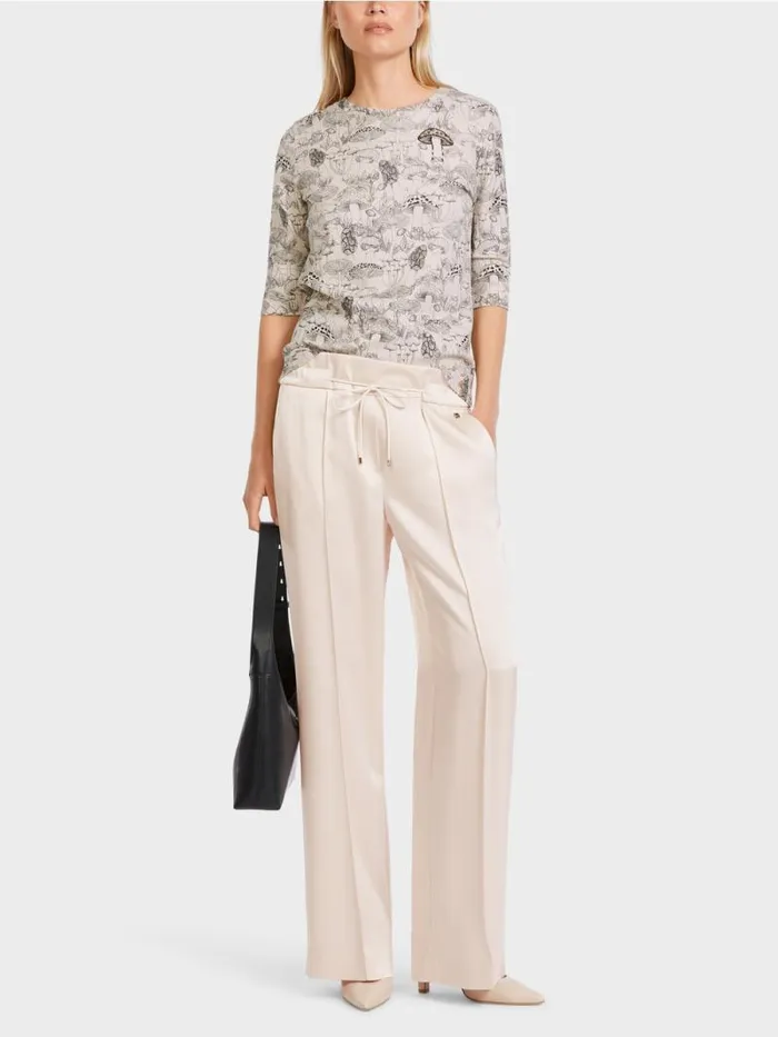 Shirts and Tops Damen Marc Cain TShirt Mit Alloverprint Soft Blossom