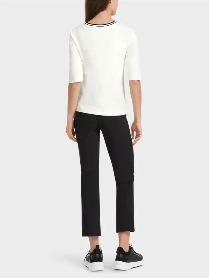 Shirts and Tops Damen Marc Cain TShirt Mit Tiermotiv Offwhite
