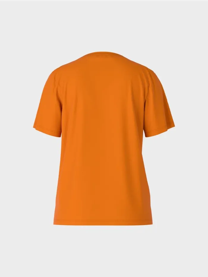 Shirts and Tops Damen Marc Cain TShirt Mit Weitem CrewNeck Deep Pumpkin