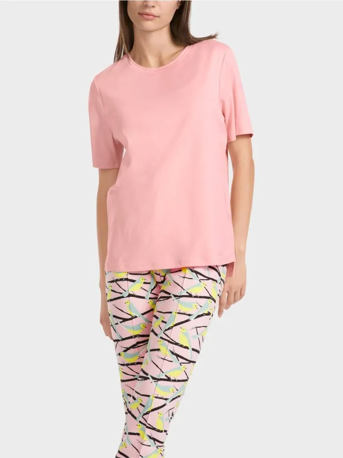 Shirts and Tops Damen Marc Cain TShirt Mit Weitem CrewNeck Soft Powder Pink