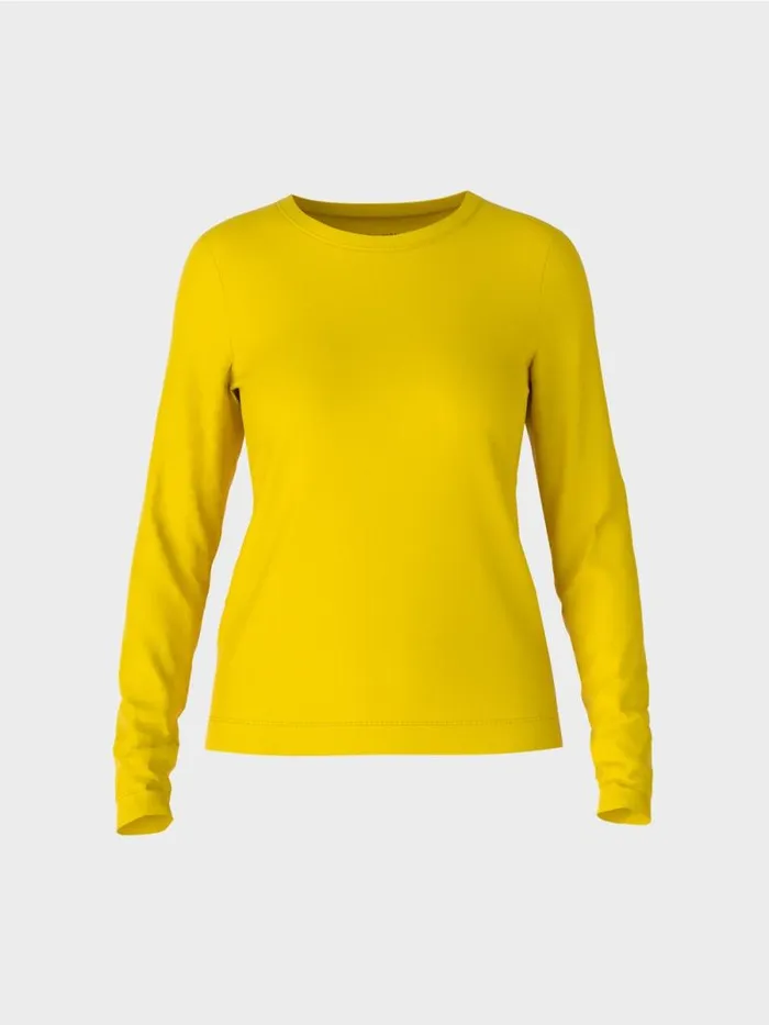 Shirts and Tops Damen Marc Cain Unifarbenes TShirt Corn
