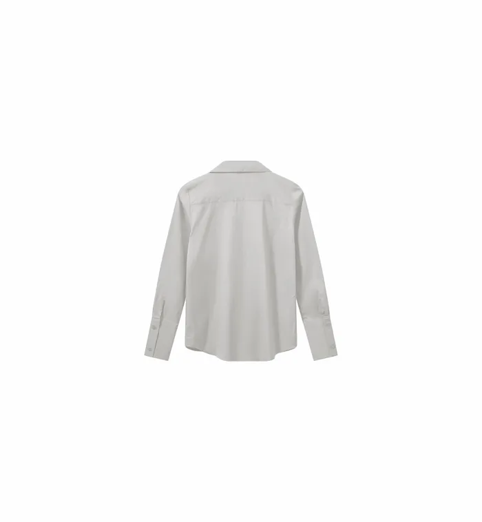 Shirts MOS MOSH Women MMSybel Satin Shirt White Shirts MOS MOSH Women MMSybel Satin Shirt White