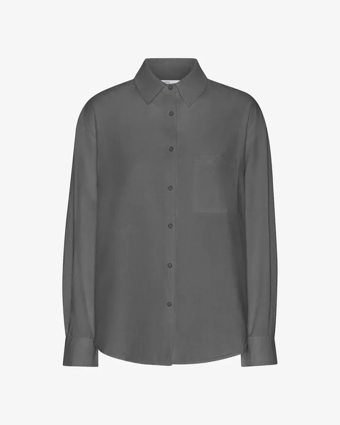Shirts Organic Oversized Shirt 8211 Storm Grey Colorfulstandard Women