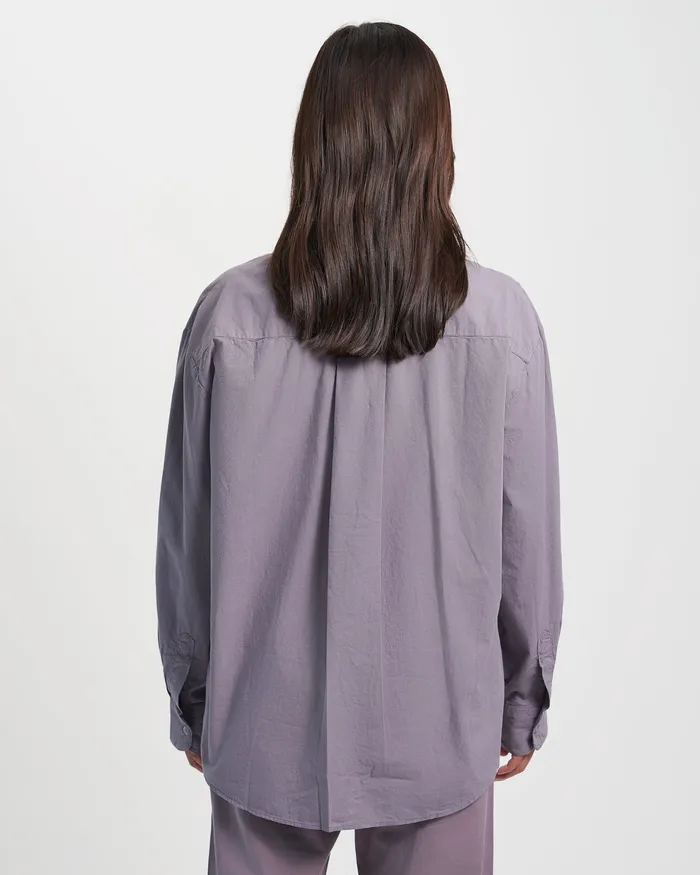 Shirts Organic Oversized Shirt 8211 Storm Grey Colorfulstandard Women