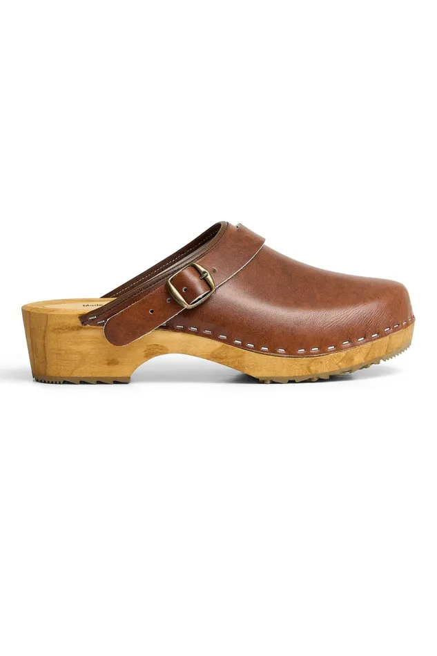 Shoes Women Leon and Harper Balsta P23 Clogs Cognac