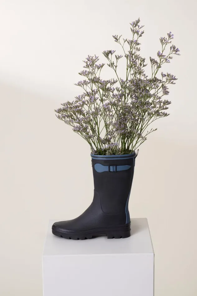 Shoes Women Leon and Harper Rain Boots Black