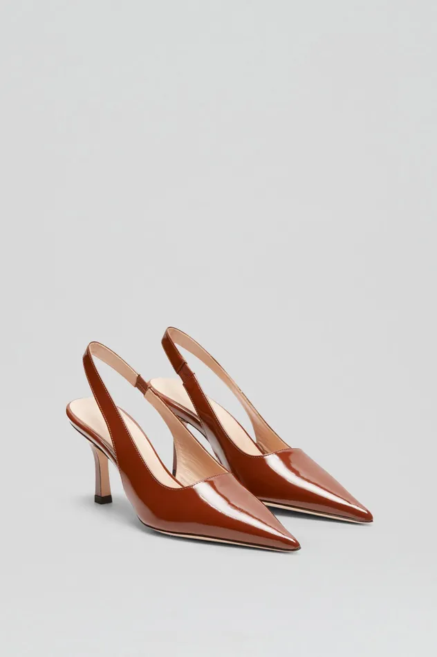 Shoes Women POLISHED SLINGBACK 75 CIGAR Scanlan Theodore
