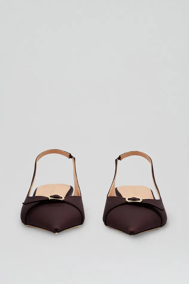 Shoes Women SATIN SLINGBACK 2 DARKMULBERRY Scanlan Theodore