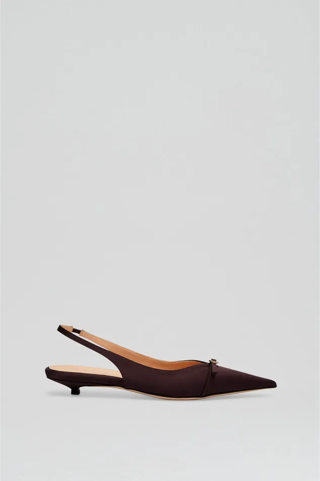 Shoes Women SATIN SLINGBACK 2 DARKMULBERRY Scanlan Theodore Shoes Women SATIN SLINGBACK 2 DARKMULBERRY Scanlan Theodore