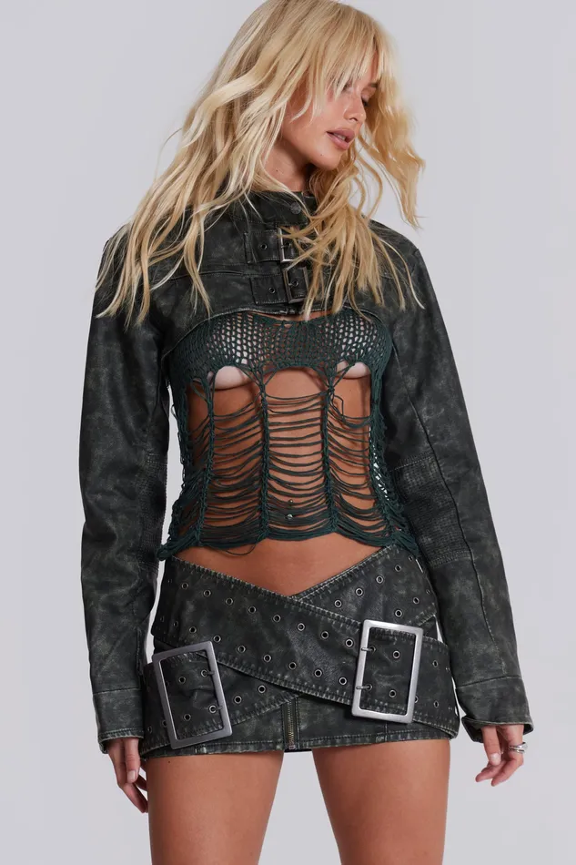 Shop Assassin Ultra Cropped Jacket Tops Jaded London Women