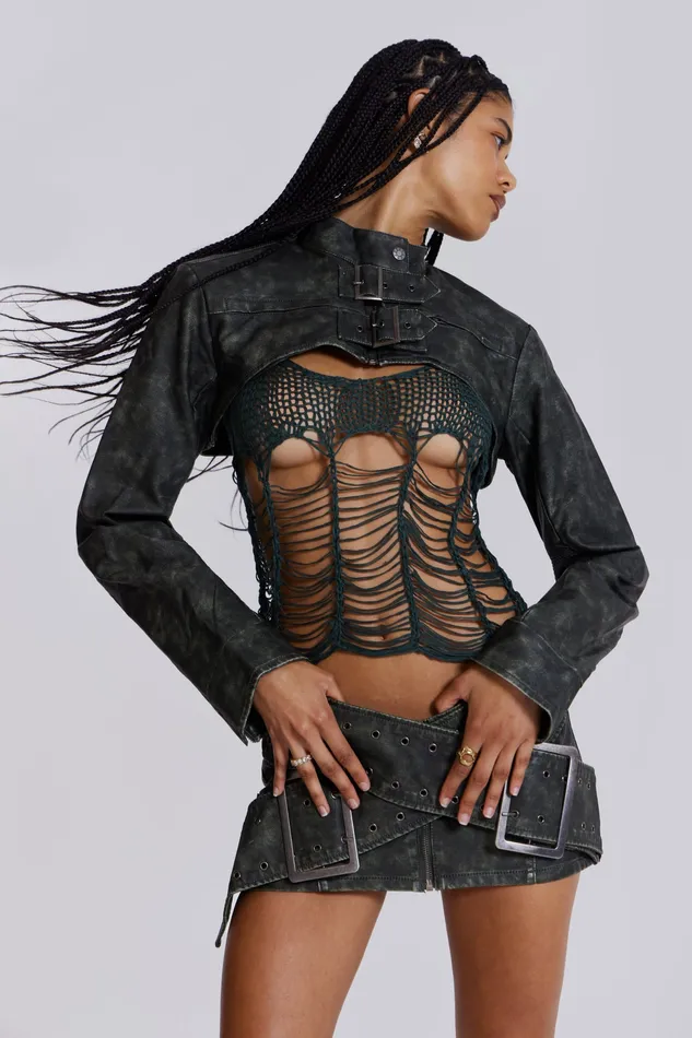 Shop Assassin Ultra Cropped Jacket Tops Jaded London Women