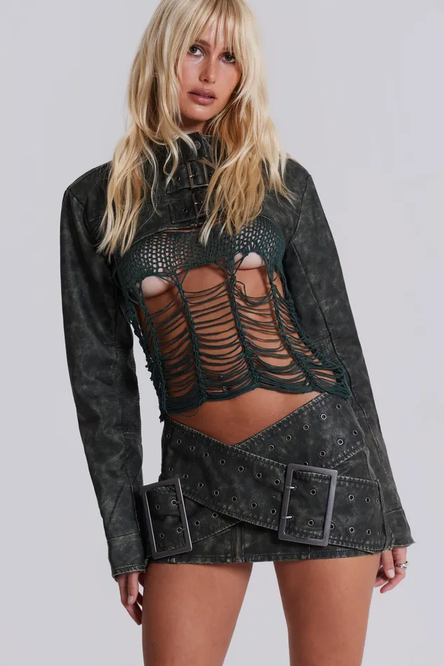 Shop Assassin Ultra Cropped Jacket Tops Jaded London Women