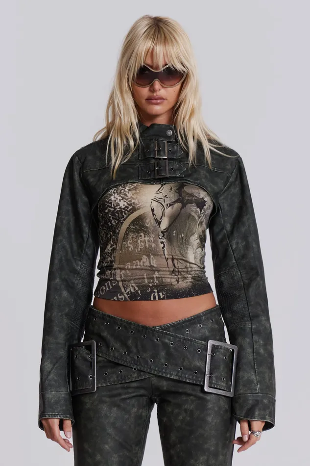 Shop Assassin Ultra Cropped Jacket Tops Jaded London Women