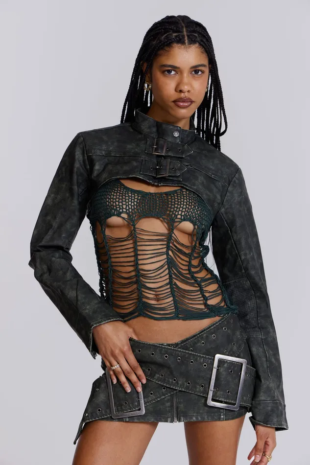 Shop Assassin Ultra Cropped Jacket Tops Jaded London Women